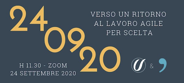 Verso un ritorno al lavoro agile per scelta